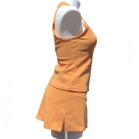 Land’s End 2-Piece Swimsuit Bikini Halter Top And Swim Skirt Set Vintage Size 14 - Picture 2 of 14